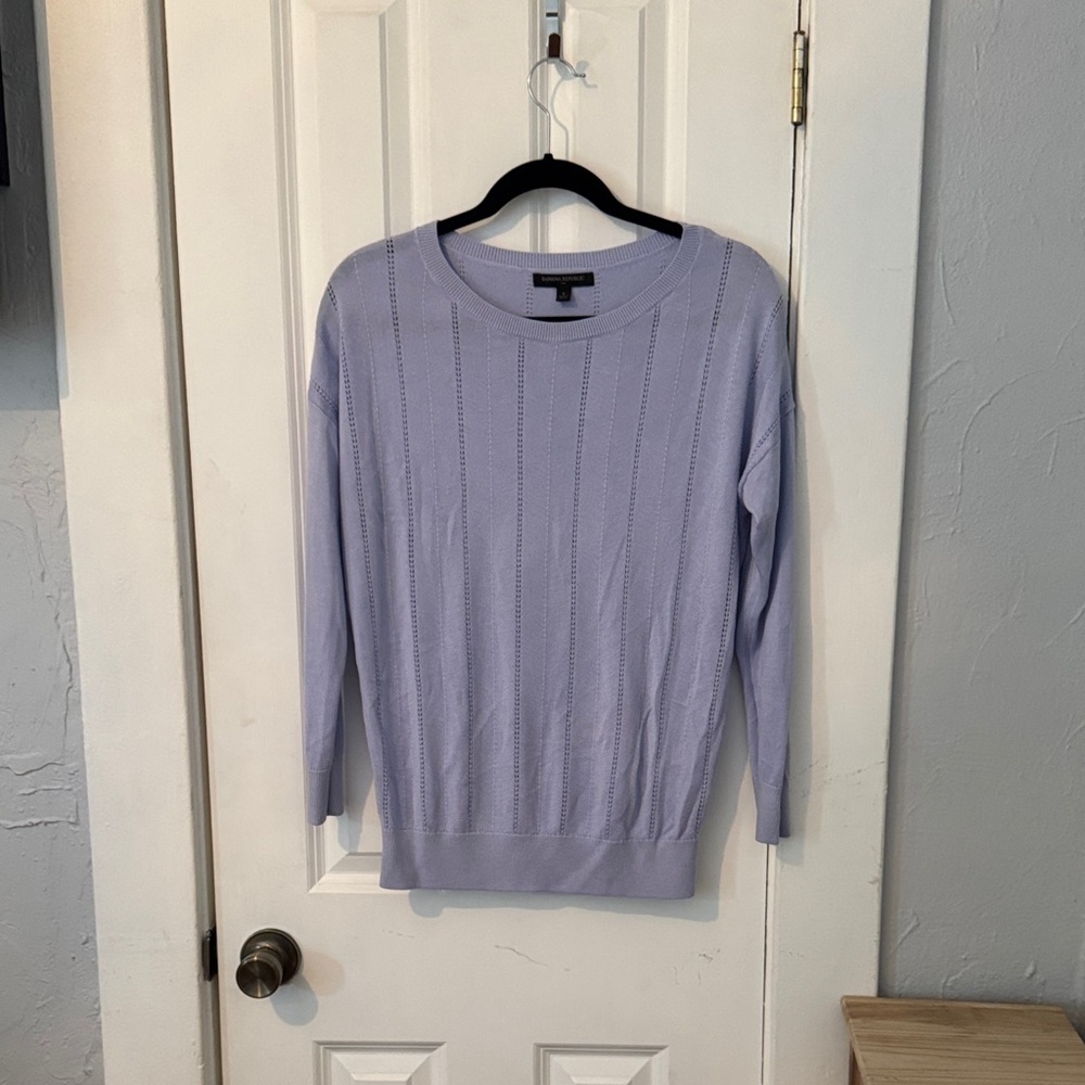 Banana Republic Light Purple Women's Sweater